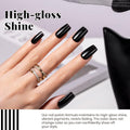 Beetles Gel Polish White Gel Polish and Black Gel Polish Kit 2 Pcs 15Ml Black and White Gel Nail Polish Soak off Led French Nail Art Manicure