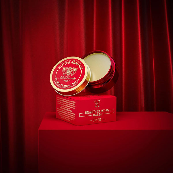 King'S Armour Beard Oil - Softens, Strengthens, Grows & Conditions Beard - Unique Oils of Jojoba, Argan and Sweet Almond - Refreshes All Day Long