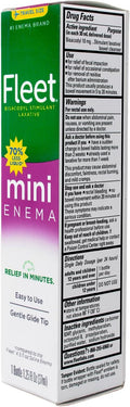 Fleet Bisacodyl Enema, Ready to Use - 1.25 Oz (Pack of 5)