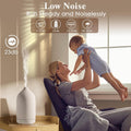 Diffuserlove Ceramic Diffuser 200ML Essential Oil Diffusers Aromatherapy Essential Oil Diffuser for Room 2 Mist Modes Air Diffuser for Home