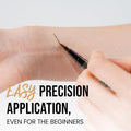 NOON'S up Flat Eye-Liner - Waterproof Liquid Eyeliner Pen | Ultra-Slim & Bold Honey Brown Eyeliner Liquid | Quick Dry Waterproof Eyeliner Pen