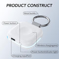 HUOTO Portable Watch Charger for Apple Watch Series 9,Portable Magnetic Iwatch Charger 1200Mah Power Bank Mini Purse Items Fast Keychain Charging
