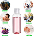 5 Pack 3.4Oz Empty Plastic Travel Bottles for Toiletries TSA Approved Leak Proof Squeezable Travel Size Containers Travel Essentials Accessories,