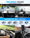 For Magsafe Car Mount, Car Phone Holder for Dashboard, 360Â° Rotatable Magnetic Phone Holder for Cars, Strong Adhesive, Sturdy Metal Mount,