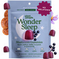 Plant People Wondersleep Mushroom Gummies Supplement for Sleep and Relaxation with Reishi Super Mushrooms, Wild Elderberry Flavor, No Sugar (60 Count)