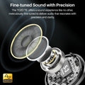 TOZO T6 True Wireless Earbuds Bluetooth 5.3 Headphones 50H Long Playtime, Wireless Charging Case, IPX8 Waterproof Stereo Earphones, Built-In Mic