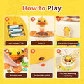 B.Duck Games for Kids Age 4-6, Board Games Bounce and Catch Duck Toys for Kids 4-8, Family Board Games for 5-7 Boys Girls, Birthday Gifts