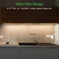Maylit under Cabinet Lights Plug In, 3 Pcs 12 Inch Ultra Thin under Cabinet Lighting, Super Bright Warm White under Counter Lights for Kitchen,