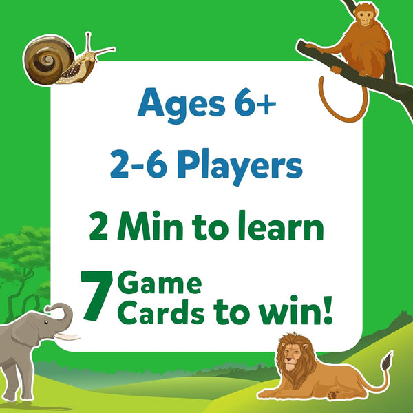 Skillmatics Guess in 10 Animal Planet, Card Game, Perfect for Boys, Girls, Kids, Teens, Adults Who Love Animals, Trivia Games, Travel Games, Gifts