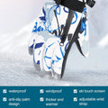 American Trends Ski Gloves for Men Women Waterproof Snow Ski Gloves for Winter Snowboard