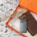 Upgrade 5PCS 13x9x4 Inch Orange Hard Large Gift Box with Lid, Foldable Magnetic Gift Boxes,Groomsman Box bridesmaid proposal box, Reusable Gift