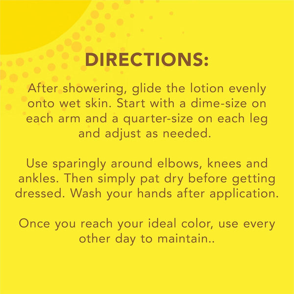 Jergens Natural Glow in Shower Lotion, Self Tanner for Fair to Medium Skin Tone, Sunless Tanning Wet Skin Lotion for Gradual, Flawless Color, 7.5