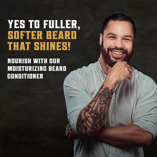 Viking Revolution Beard Wash and Beard Conditioner for Men with Argan Oil and Jojoba Oil - Beard Softener and Strengthener Beard Care Beard
