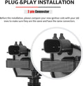 NPAUTO Ignition Coil Pack Replacement for 5.7L V8 Hemi 2003 2004 2005 Dodge Ram 1500 2500 3500, Dodge Durango, 5.7 SLT ST Pickup, UF378, Set of 8