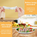 200 Pcs Bowl Covers for Bread Proofing, Plastic Shower Caps for Sourdough Bread, Food Covers Stretch Reusable Elastic, Keep Food Fresh and Dust Away