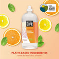 Better Life Floor Cleaner - Liquid Multipurpose Cleaner for Wood, Tile, Laminate, Vinyl, Bamboo - Hardwood Floor Cleaner for Mopping - Citrus
