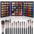 UCANBE Eyeshadow Palette with 15Pcs Brushes Makeup Set, Pigmented 86 Colors Make Up Sets Valentine's Day Gift, Matte Shimmer Glitter Eye Shadow