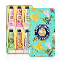 20% Shea Butter Hand Cream Gift Set, Instant Moisturizing Hand Cream for Women Dry Hands with Delicate Tin, Floral-Scented Hand Lotion 6 X 1 OZ