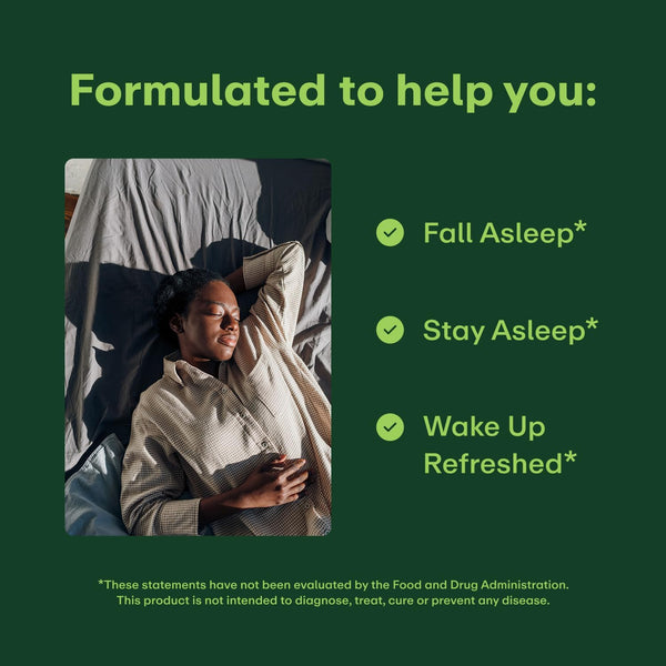 Sleep Support with Sustained-Release Melatonin | Includes L-Theanine and Ashwagandha | Promotes Relaxation and Sleep Quality | Supports Stress