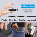 [Dual 15W] Foldable Fast Wireless Charger, 3 in 1 Travel Magnetic Wireless Charger, Wireless Charging Pad Compatible with Mag-Safe Charger for