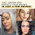 Elizabeth Mott Eyebrow Gel Makeup â Queen of the Fill Brow Tint & Volumizing Filler & Setter â Water-Resistant, Long-Lasting â Covers Grays,