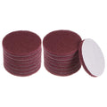 HARFINGTON 15Pcs Drill Power Brush 4 Inch Tile Scrubber Scouring Pads 320-400 Grit for Bathroom Kitchen Household Cleaning