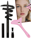 Black Eyeliner Pencil Retractable Gel Eyeliner Pencil Built in Sharpener Waterproof Smudge Proof Waterline Eye Liner Pencil Smooth Creamy Texture