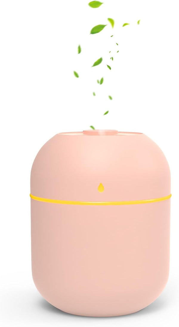Small Essential Oil Diffuser, 220Ml Aromatherapy Diffusers for Home Fragrance Aroma Diffuser with 7 LED Color Night Light and Auto-Off