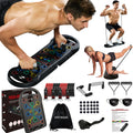 HOTWAVE Push up Board Fitness, Portable Foldable 20 in 1 Push up Bar at Home Gym, Pushup Handles for Floor. Professional Strength Training