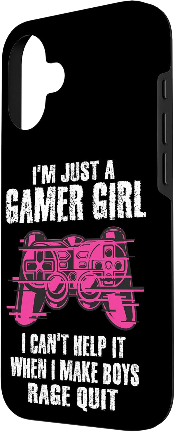 Iphone 16 Funny Gamer Girl Video Games Gaming Quote Teen Girls Women Case