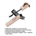 Black Mascara Queen Cobra â Volumizing, Curling, Lengthening â Soft Brush for Smooth Application â Long-Lasting & Weather-Proof â 0.34