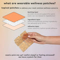 The Good Patch Plant Powered Sleep Support - Sustained Release Dream Patch with Melatonin, Hops, Valerian Root (16 Total Patches)