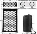 Acupressure Mat Set, Acupuncture Point Massage Pillow, Relieving Neck and Back Pain, Muscle Relaxation and Stress Reduction, Sciatica Relief,