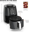 Ninja Air Fryer, Roast, Bake, Air Fry, Roast, Broil, Reheats, & Dehydrates, 4-In-1, Fries, Frozen Food, Veggies, and Juicy Meat, Less Oil, Easy