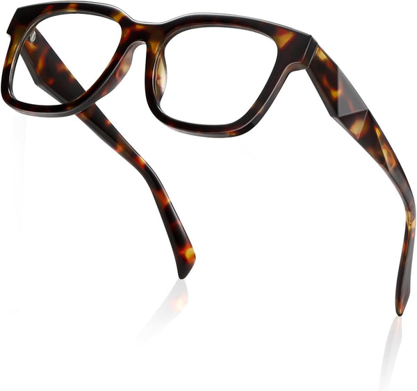 Kimorn Blue Light Blocking Glasses,Anti Eyestrain & UV Protection,Square Frame Glasses for Women and Men