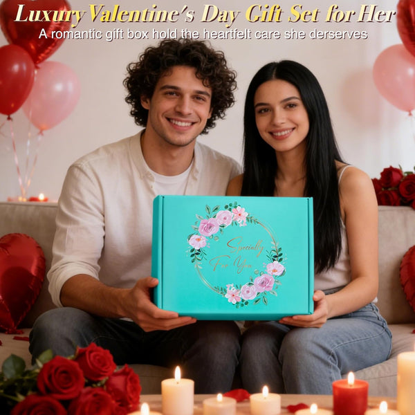 Birthday Gifts for Women Friendship, Ocean Relaxing Spa Gifts Basket for Women Self Care Gifts, Thank You Gifts Bath Set Mothers Day Gifts for Mom