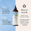 Sky Organics Castor Oil - USDA Certified Organic Hair Oil for Hair Growth, Skin, Face, Eyelashes - Cold Pressed & Hexane Free - Pure Organic