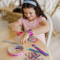 Melissa & Doug Design-Your-Own Bracelets with 100+ Sparkle Gem and Glitter Stickers