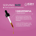 E2H Natural Sleep Support - Liquid Melatonin with Chamomile, Theanine - Sleep Better, Deeper, Longer - Vegan, Gmo-Free - Provides Stress Relief -