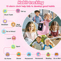 Smart Watch for Kids Girl Gift Ages 3-12, 2 Screen Protector, 26 Puzzle Games, HD Camera Video Music Player Touchscreen Pedometer, Educationtal