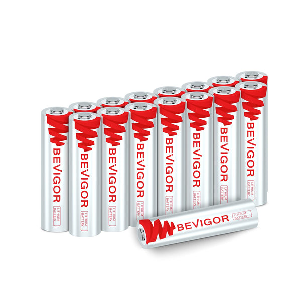 BEVIGOR AAA Lithium Batteries 16Pack, Triple a Lithium Batteries, 1.5V 1200Mah Longer Lasting AAA Batteries for Flashlight, Toys, Remote Control