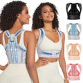 Fit Geno Posture Corrector for Women & Men: Adjustable Lightweight Upper Back Brace for Neck Shoulder & Upper Back Pain Relief - Improve Posture