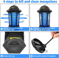 Klahaite Bug Zapper Outdoor, Electric Mosquito Zapper, Fly Zapper Indoor Fly Traps, Mosquito Repellent Outdoor Patio and Backyard Covers 1/2 Acre,