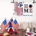 GPGHE 4Th of July Kitchen Towel 18X26 Inch American Flag Home Love Dog Paw Hand Towels Independence Day Memorial Day Home Kitchen Party