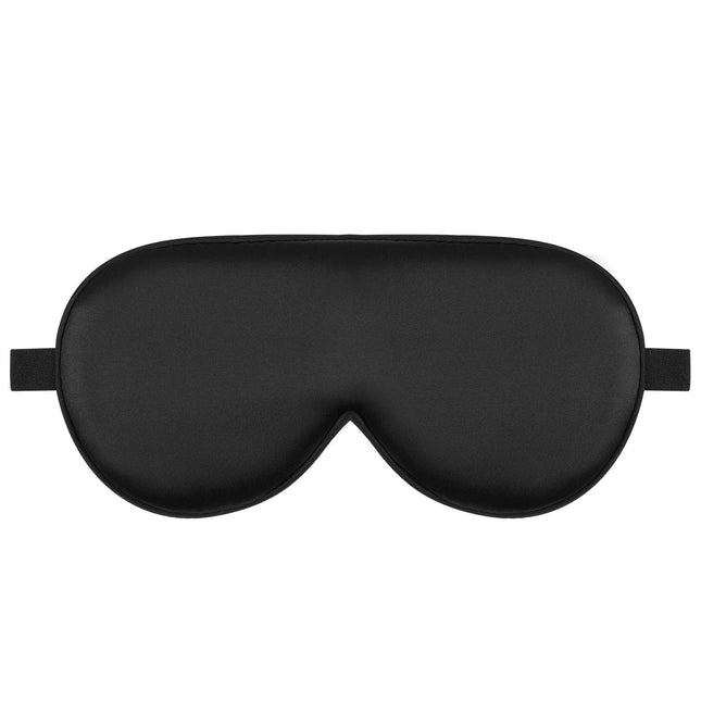 Alaska Bear Sleep Mask Silk Cover Eye Contour Built-In No Pressure for Sleeping, Upgrade over Conventional Flat Satin Ey