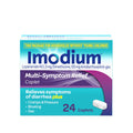 Imodium Multi-Symptom Relief Caplets with Loperamide Hydrochloride & Simethicone, Anti-Diarrheal Medicine for Treatment of Diarrhea, Gas,