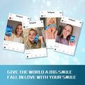 Teeth Whitening Strip - Whitening Strips for Sensitive People, Fast Remove Smoking, Coffee, Wine Stains, Teeth Brightening Kit Pack of 28 Non-Slip