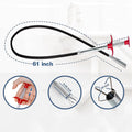 Drain Snake,61 Inch Flexible Grabber Claw Pick up Reacher Tool,Drain Clog Remover - Gutter Cleaning Tools for Home Sink, Bathroom Tub,Drain,