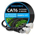 Cat 6 Ethernet Cable 5 FT 10Gbps 250Mhz, Outdoor & Indoor Network Cable for Router/Modem/Pc, RJ45 LAN Internet Cord with Snagless Design