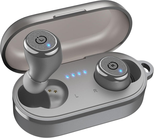 TOZO T10 Wireless Earbuds Bluetooth 5.3 Headphones, App Customize EQ, Ergonomic Design, 55H Playtime, Wireless Charging Case, IPX8 Waterproof